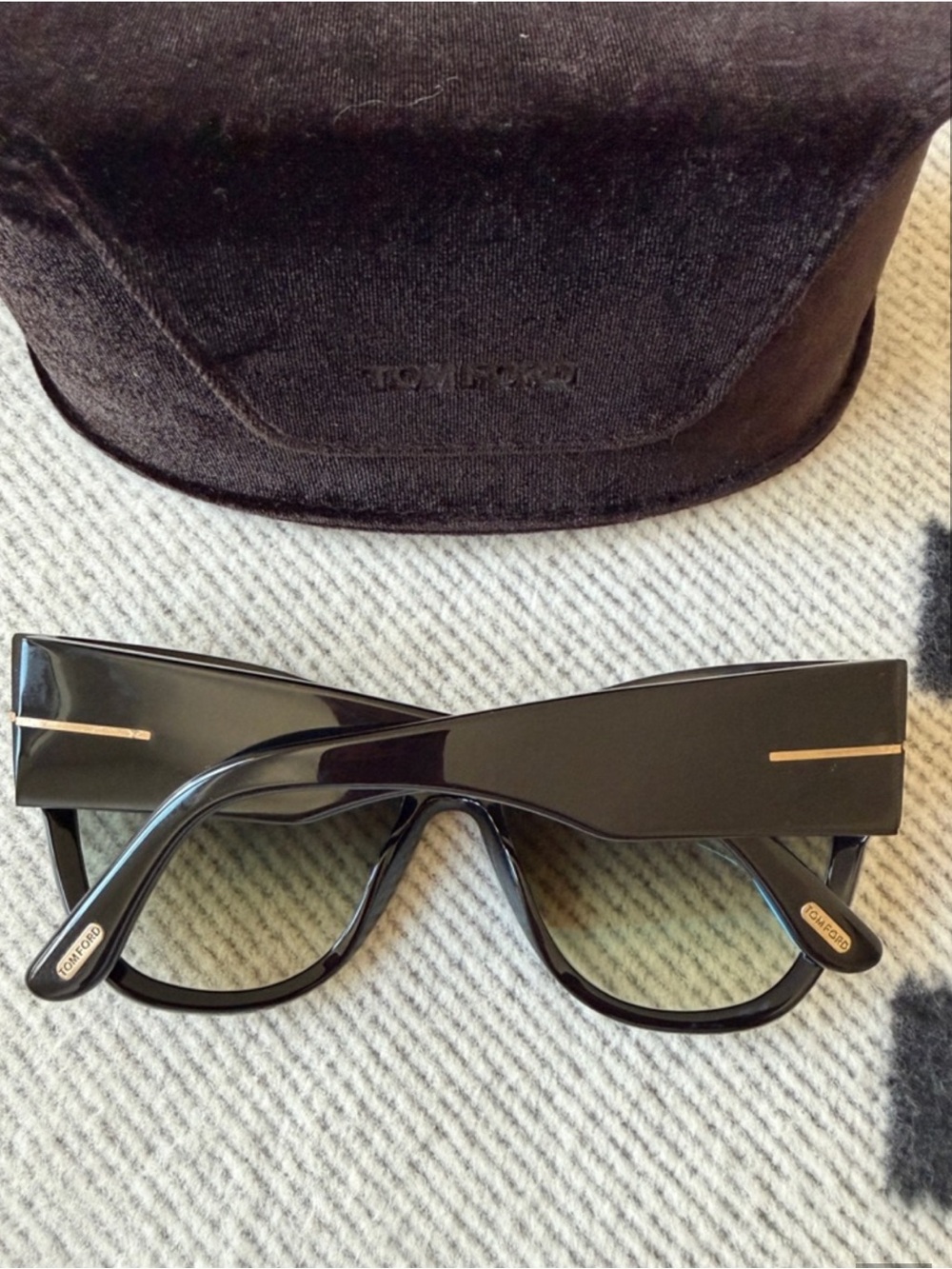 Tom Ford Oversized Gradient Lenses Sunglasses